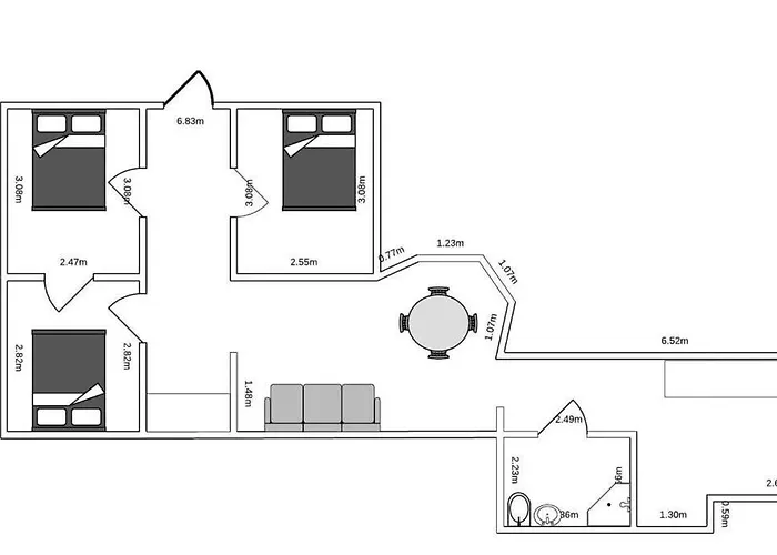 Spacious 3 Bedroom Manor Flat Next To Tivoli Kopenhaga