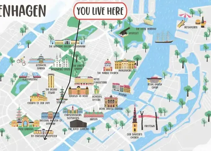 Spacious 3 Bedroom Manor Flat Next To Tivoli Kopenhaga